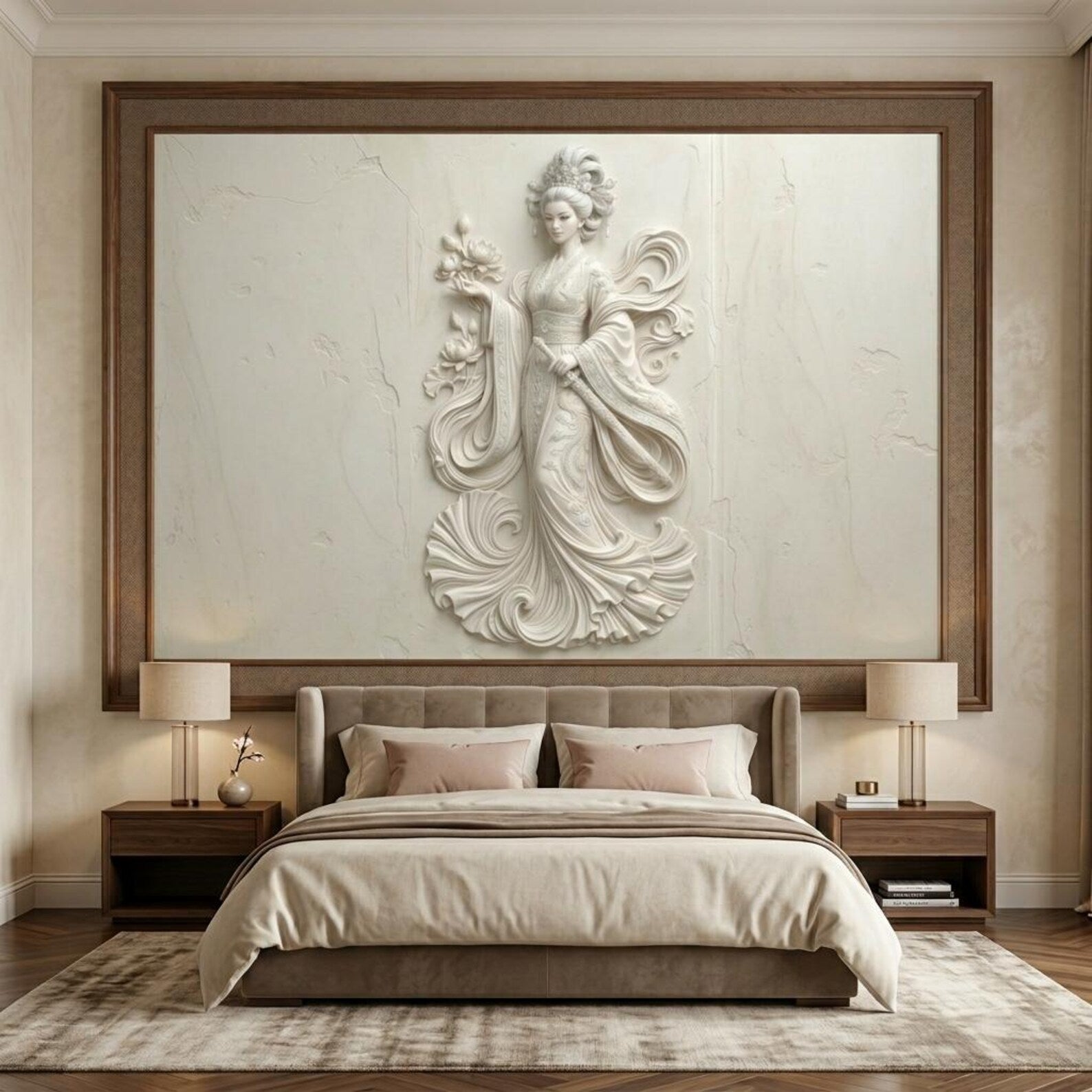 Goddess Bas Relief Wall Art /  Digital Prints